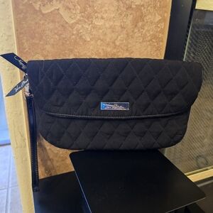 Vera Bradley Clutch Black Quilted Bag